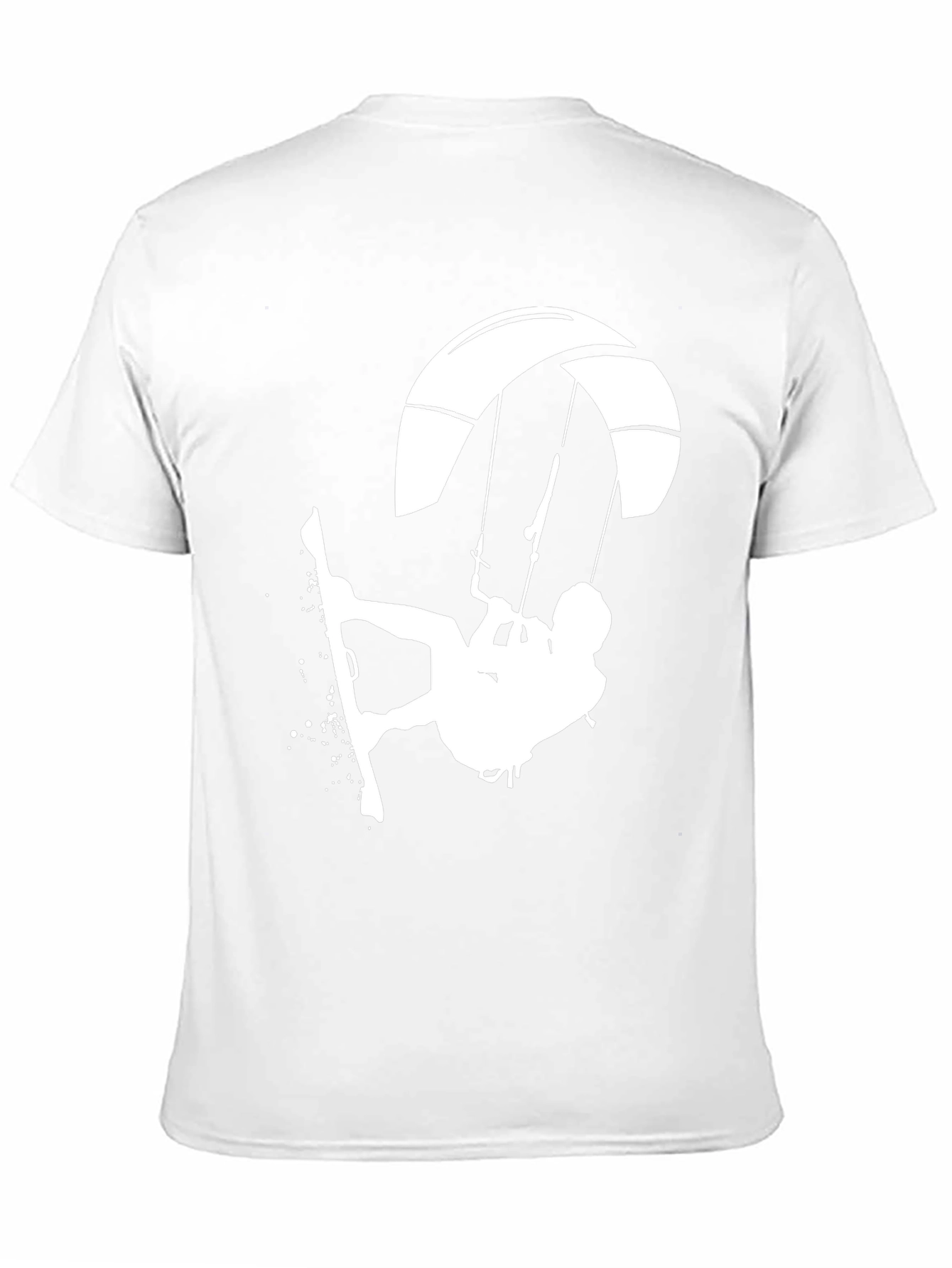 Kite Surfing Graphic Tee - Black
