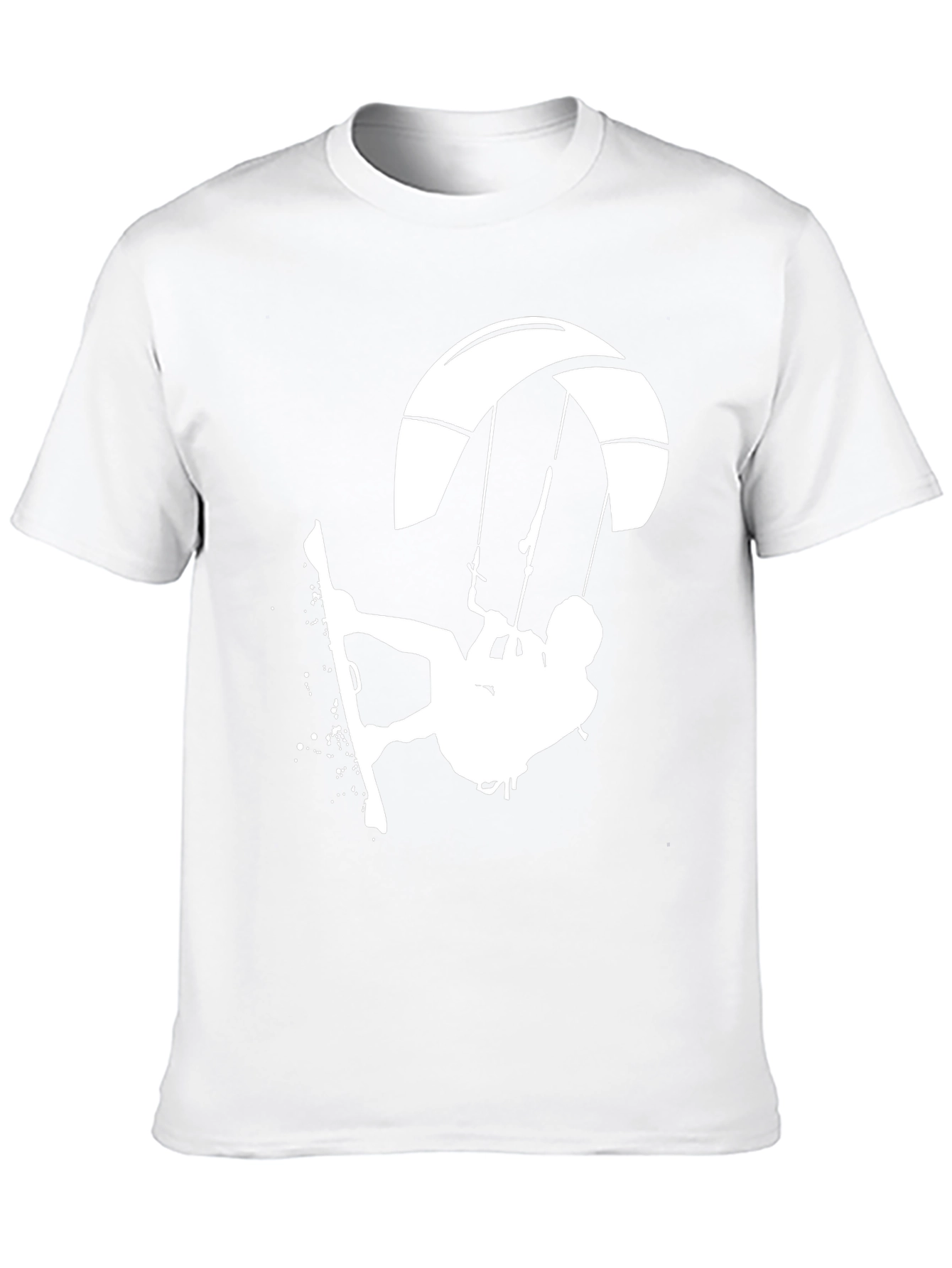 Kite Surfing Graphic Tee - Black