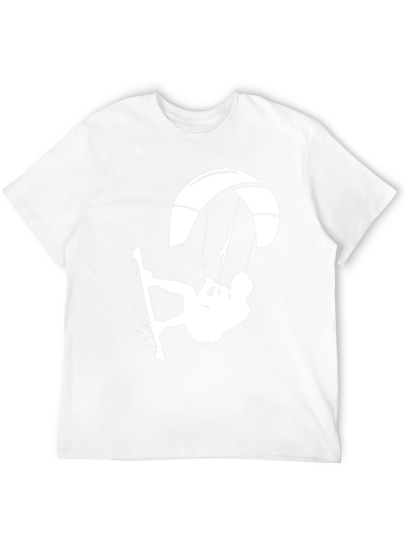 Kite Surfing Graphic Tee - Black