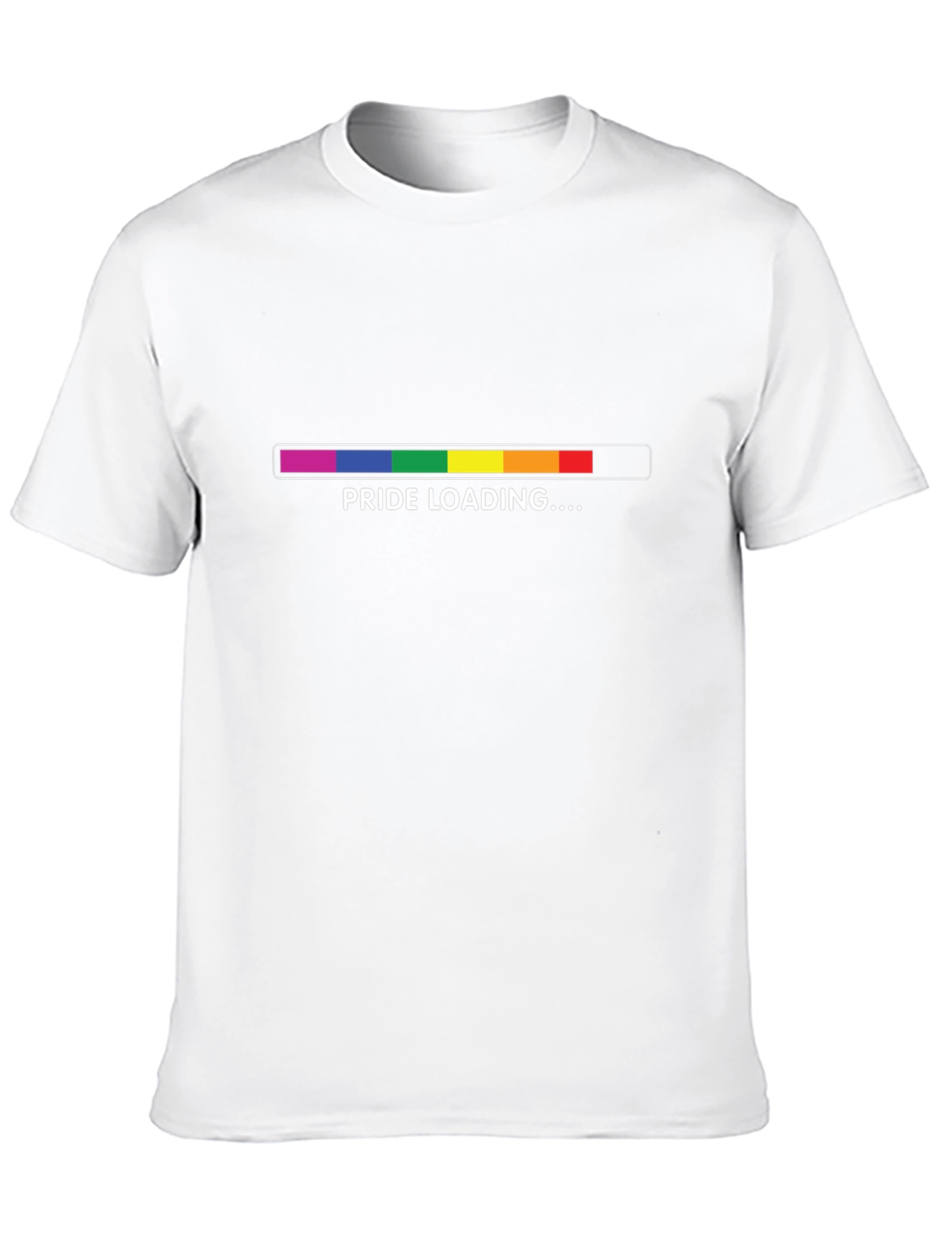 Pride Loading T-Shirt - Black Cotton Blend