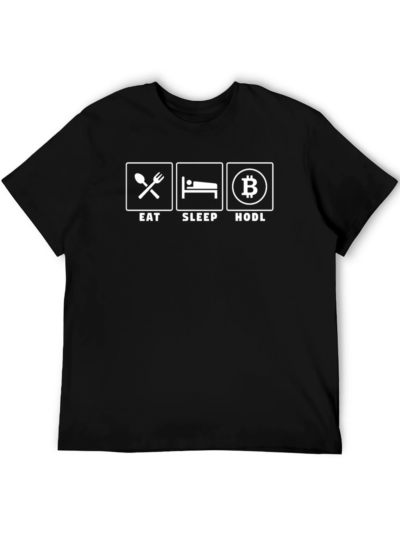 Eat Sleep Hodl Bitcoin Graphic T-Shirt