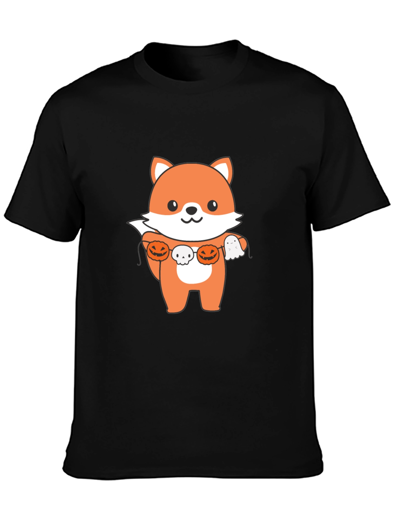 Halloween Fox T-Shirt - Cute Festive Style
