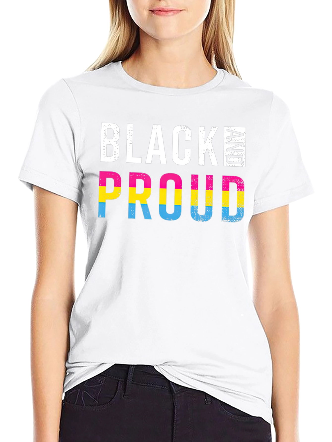 Black and Proud Pansexual Pride T-Shirt