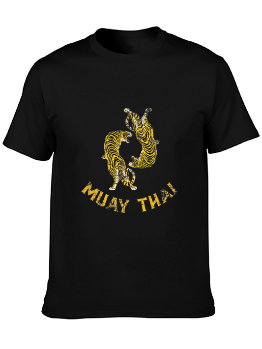 Muay Thai Tiger Graphic T-Shirt