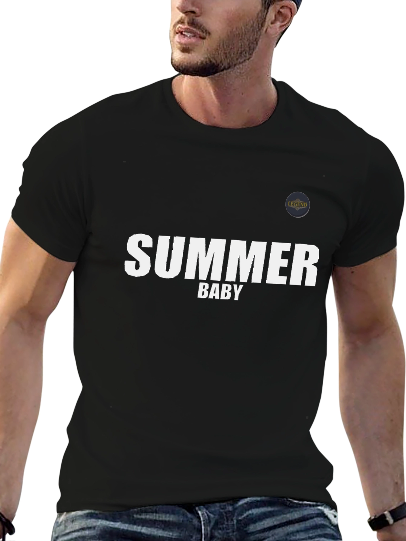 Summer Baby Black T-Shirt