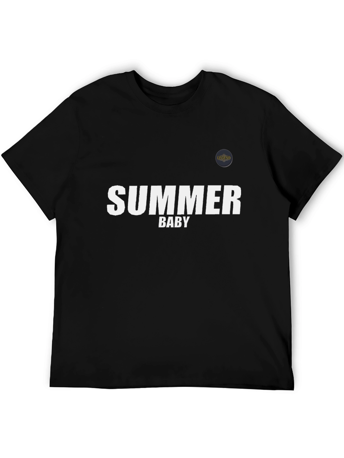 Summer Baby Black T-Shirt