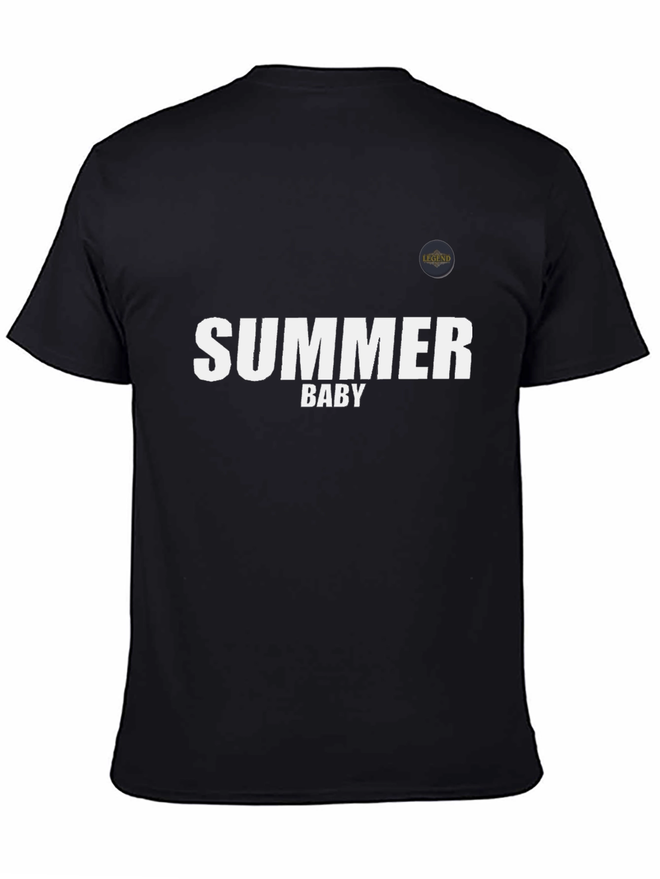 Summer Baby Black T-Shirt