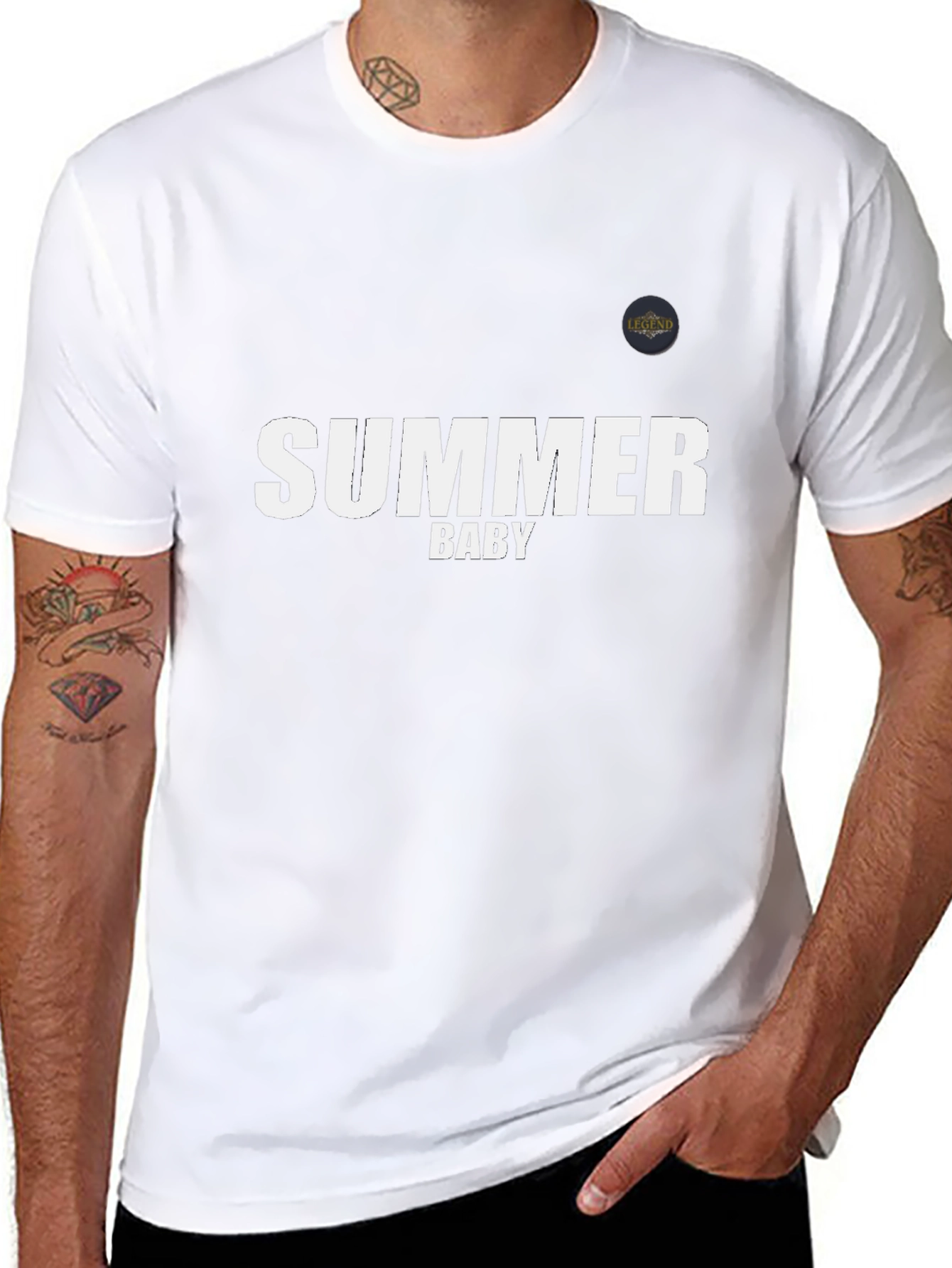 Summer Baby Black T-Shirt