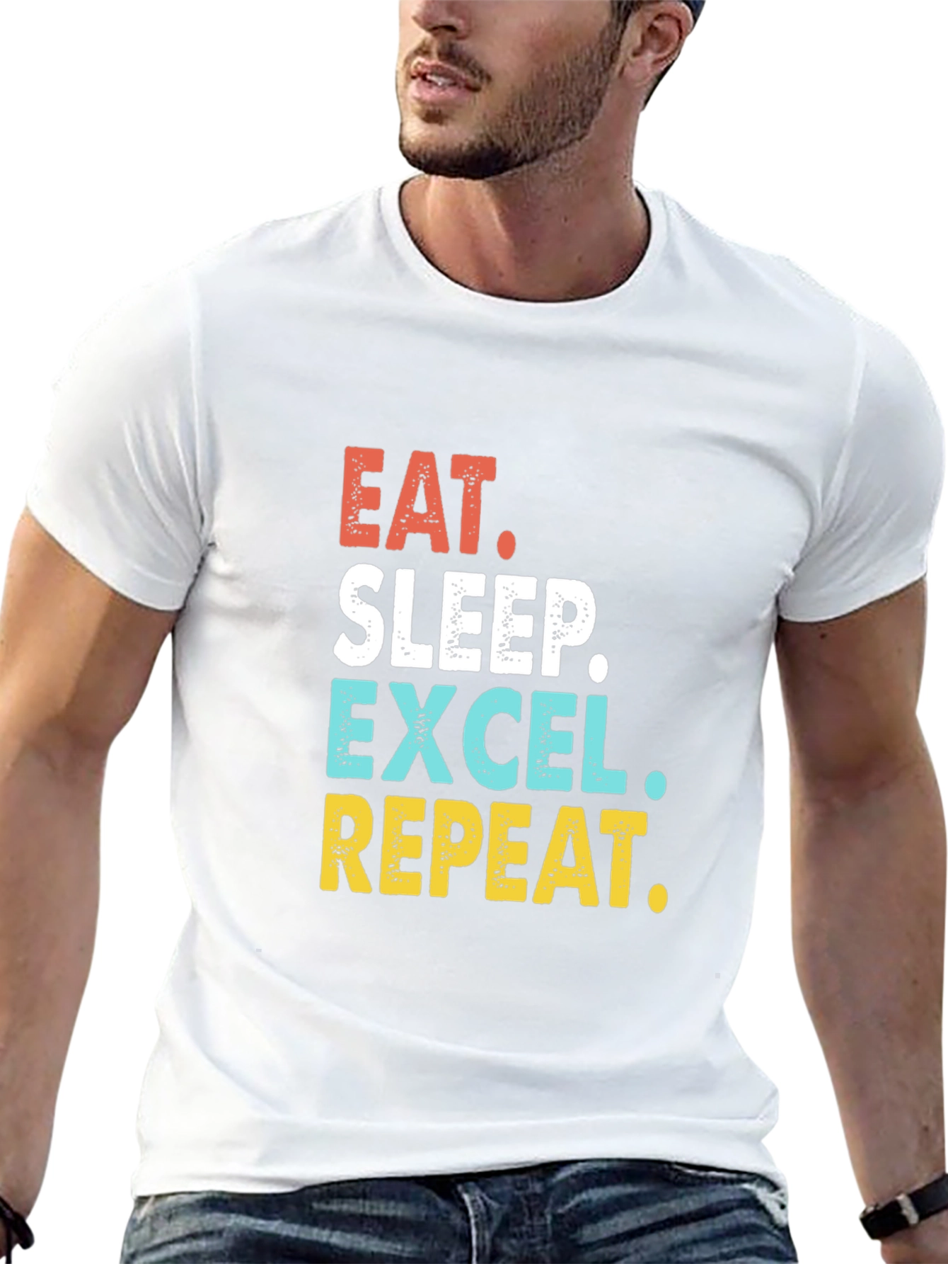 Eat Sleep Excel Repeat T-Shirt