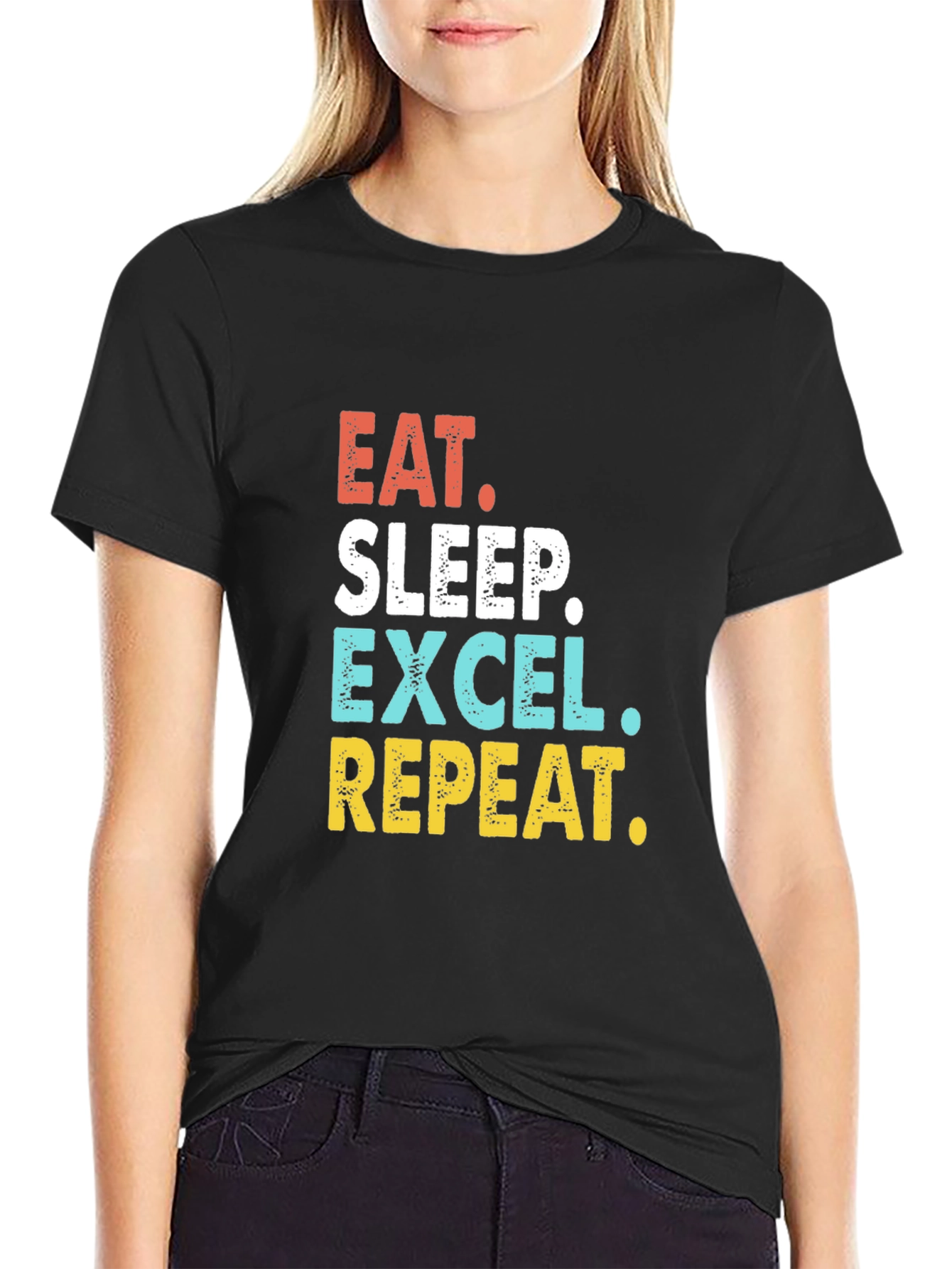 Eat Sleep Excel Repeat T-Shirt