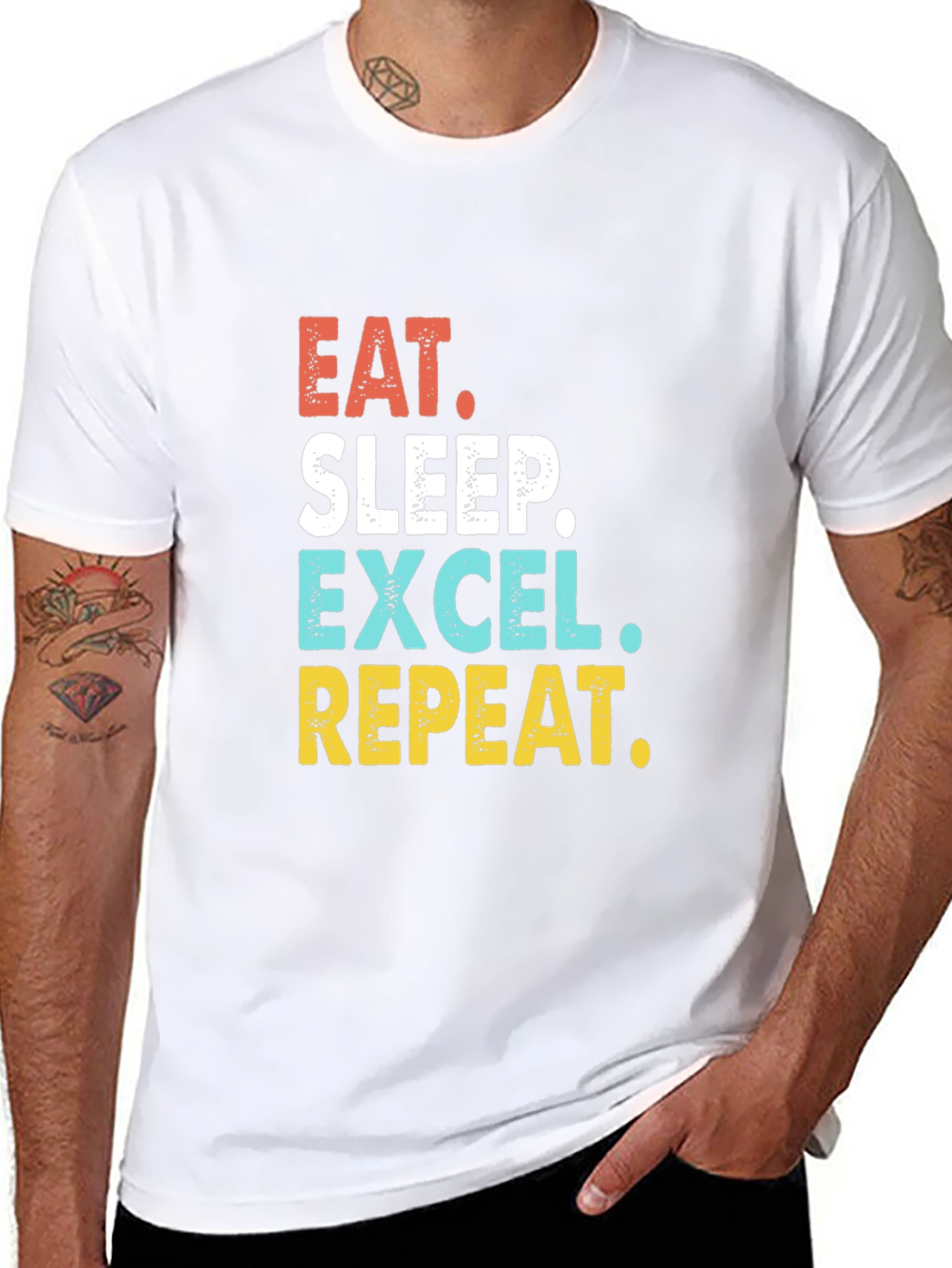 Eat Sleep Excel Repeat T-Shirt