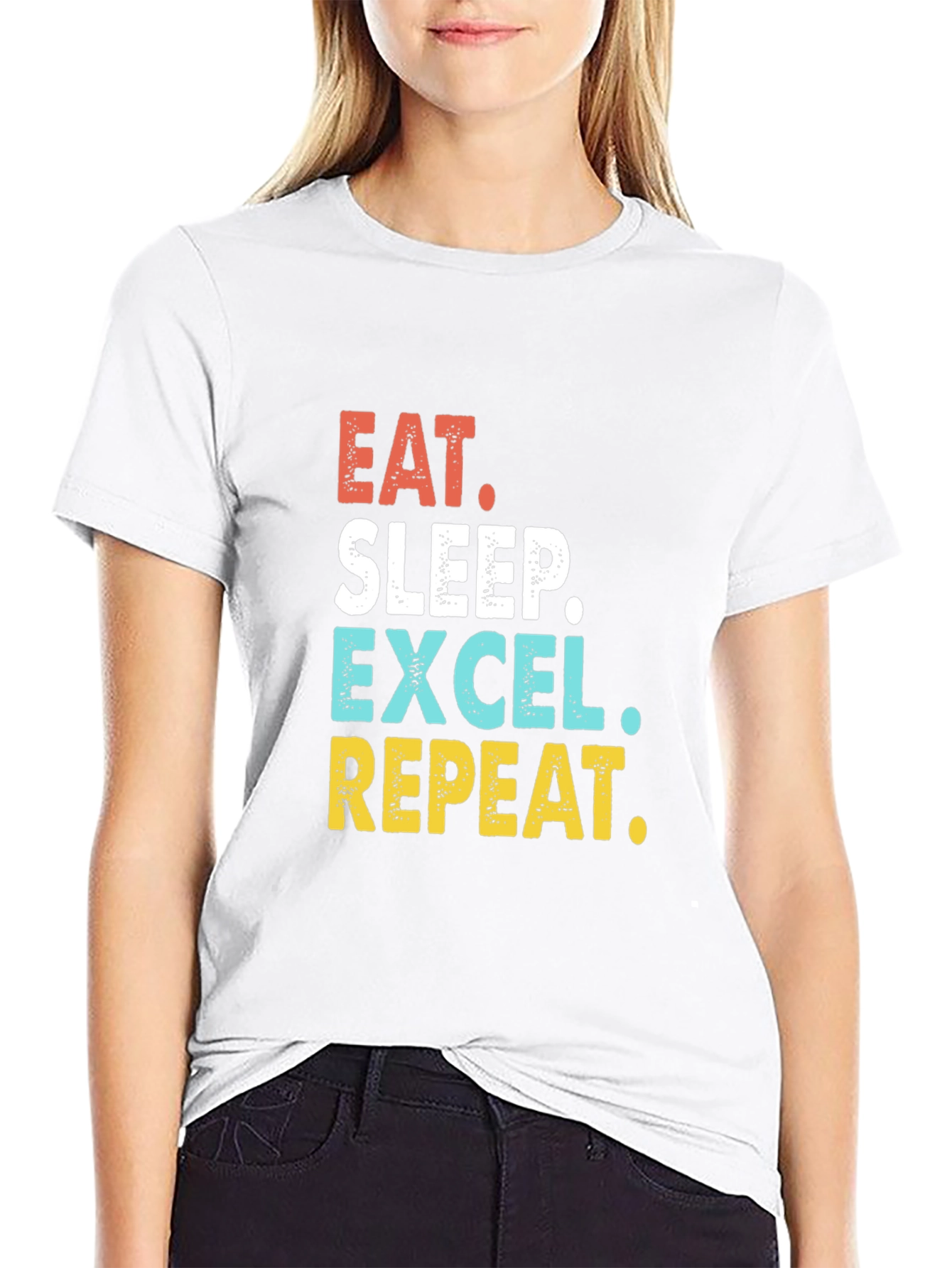Eat Sleep Excel Repeat T-Shirt