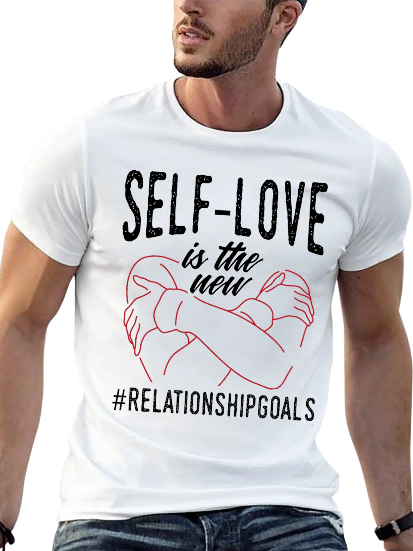 Self-Love Relationship Goals Graphic Tee