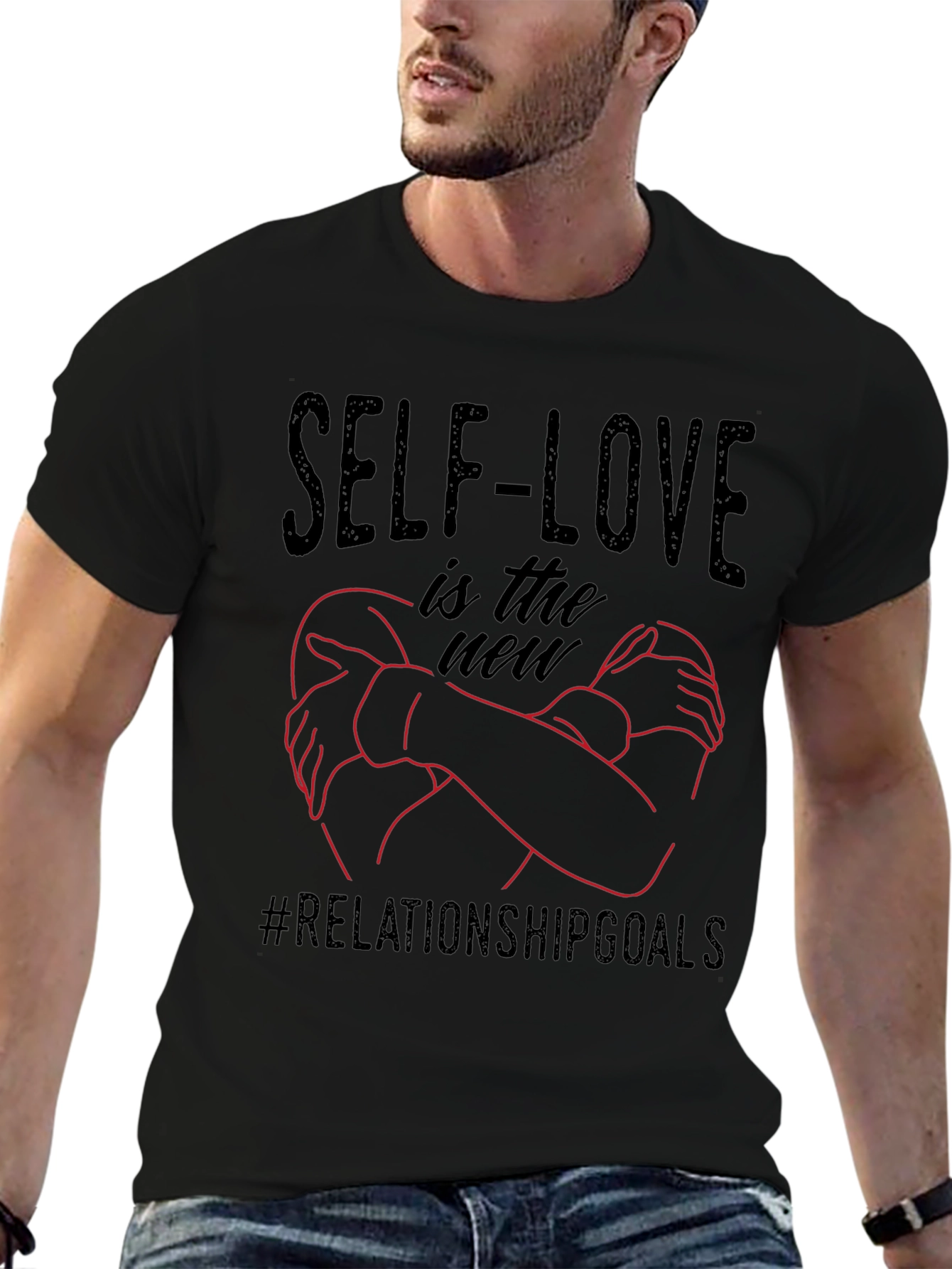 Self-Love Relationship Goals Graphic Tee