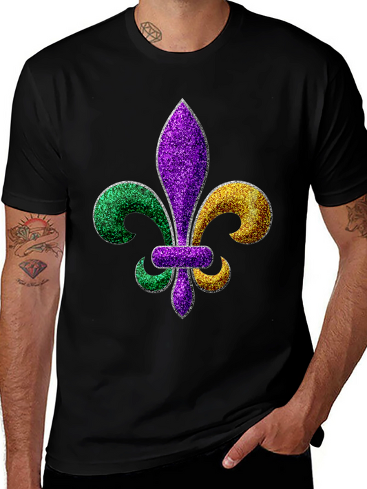 Mardi Gras Fleur-de-Lis Graphic Tee