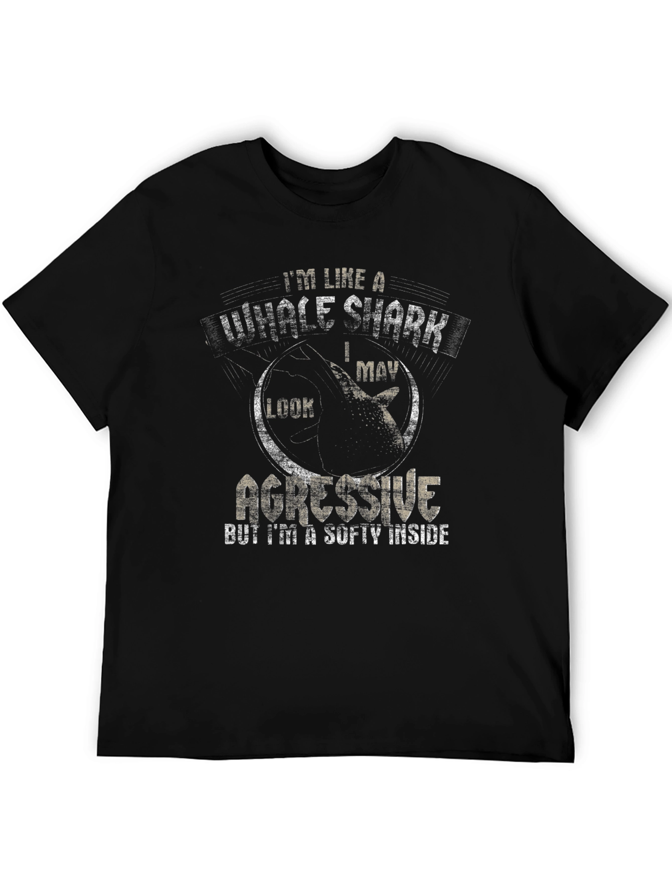 Whale Shark Graphic Tee - Aggressive Look Soft Inside