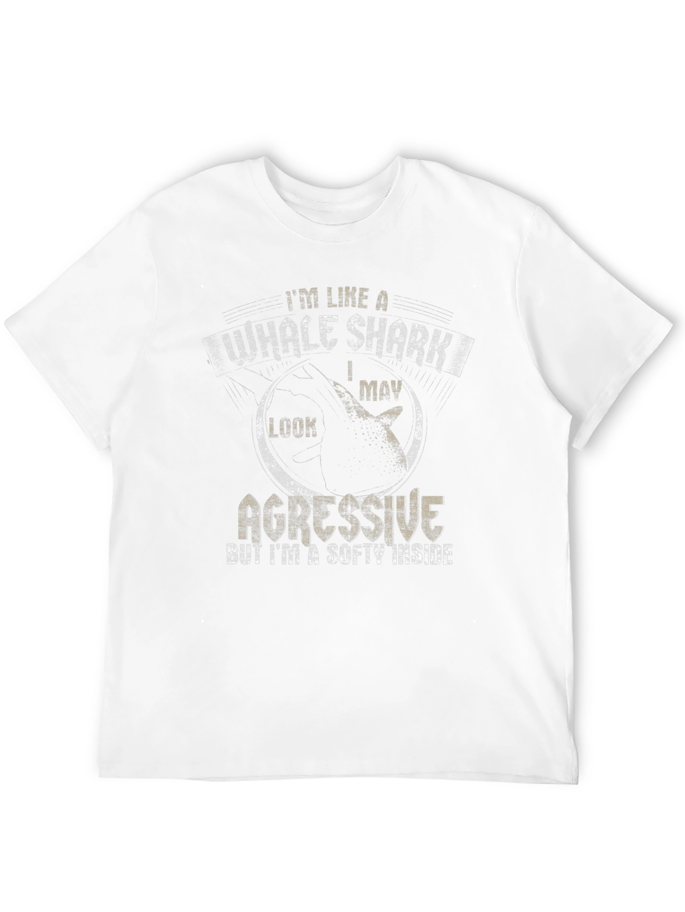 Whale Shark Graphic Tee - Aggressive Look Soft Inside