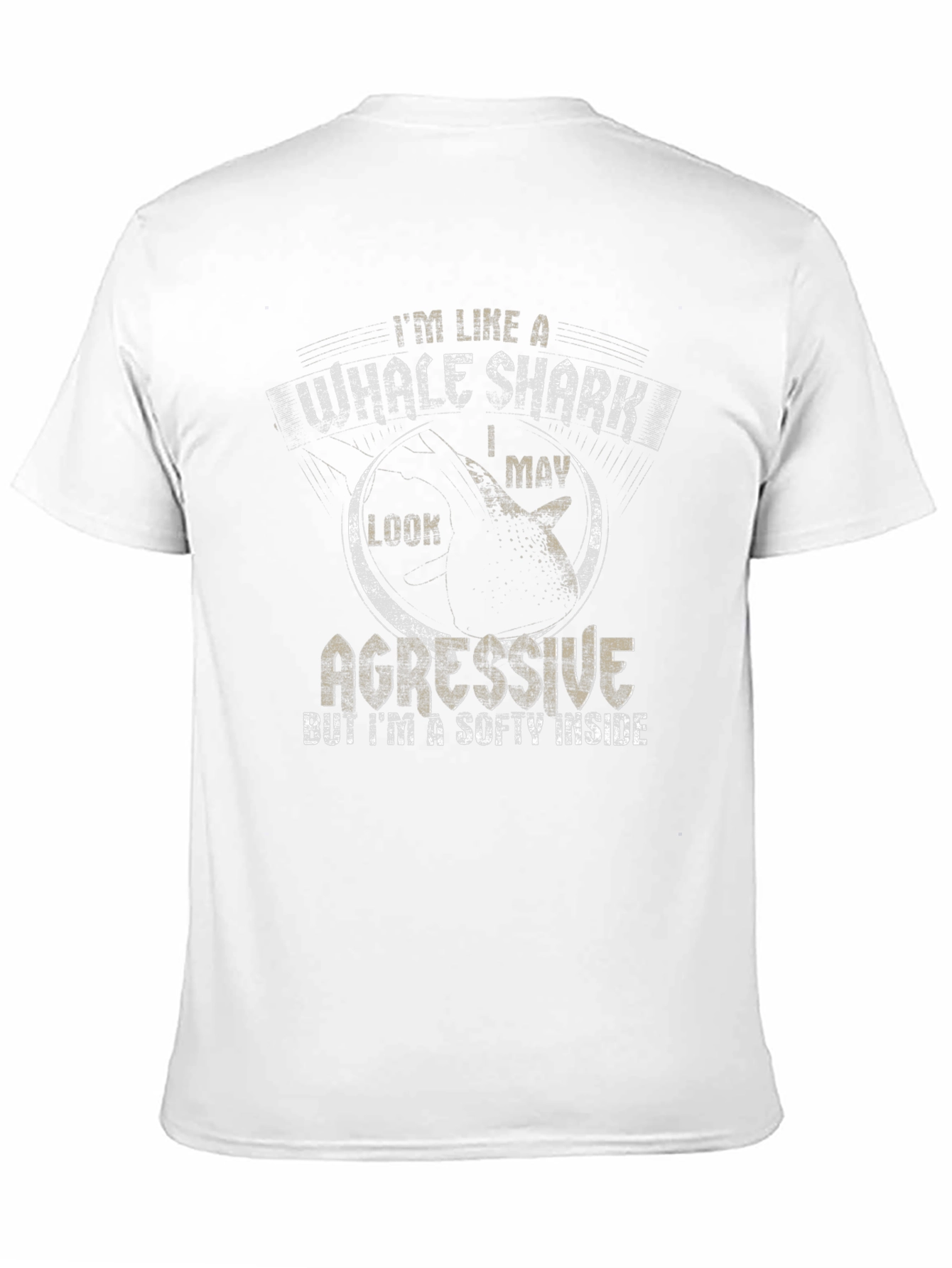 Whale Shark Graphic Tee - Aggressive Look Soft Inside