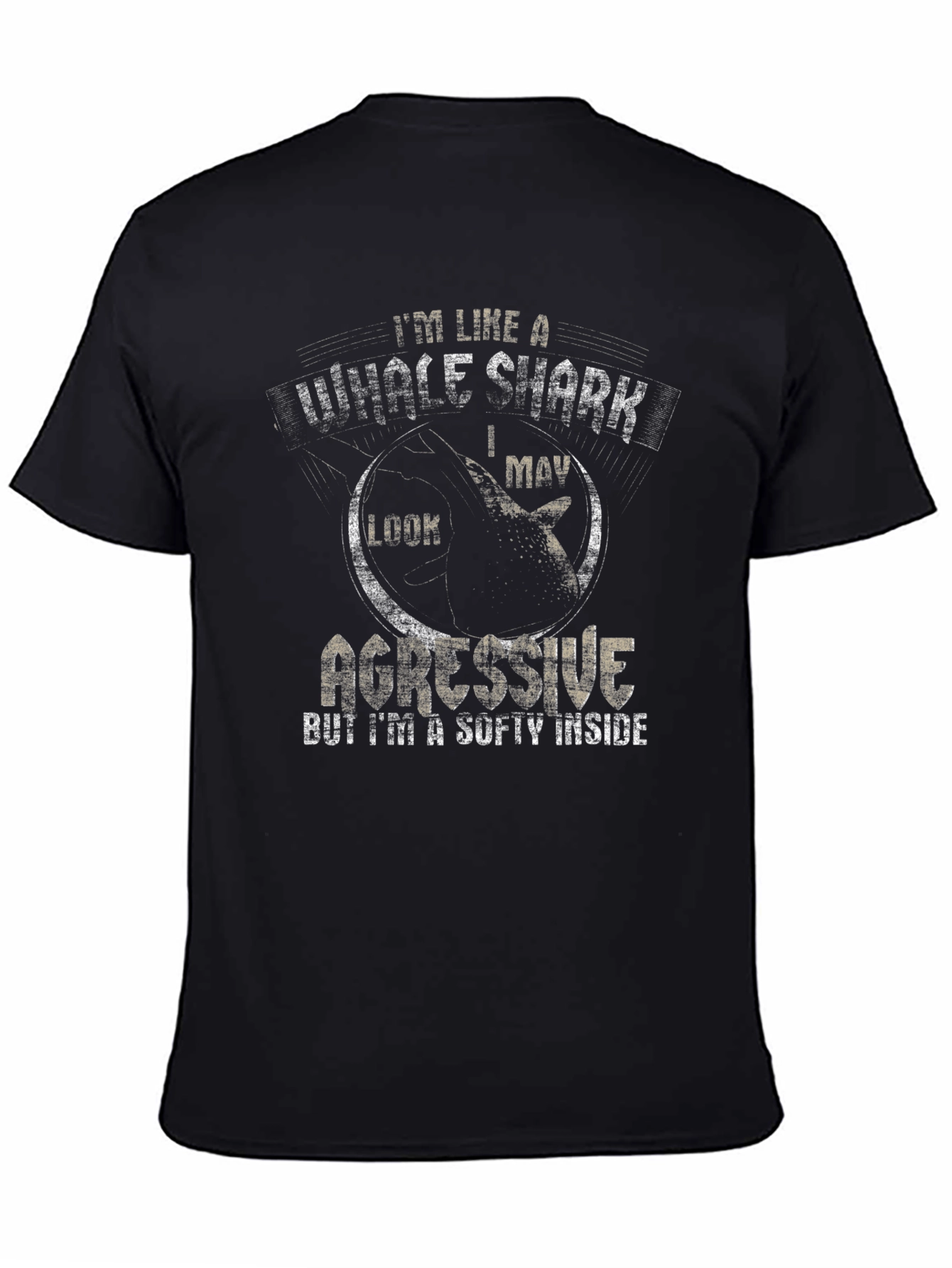 Whale Shark Graphic Tee - Aggressive Look Soft Inside