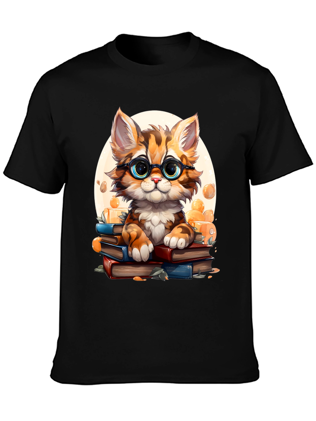 Bookish Cat Graphic Tee