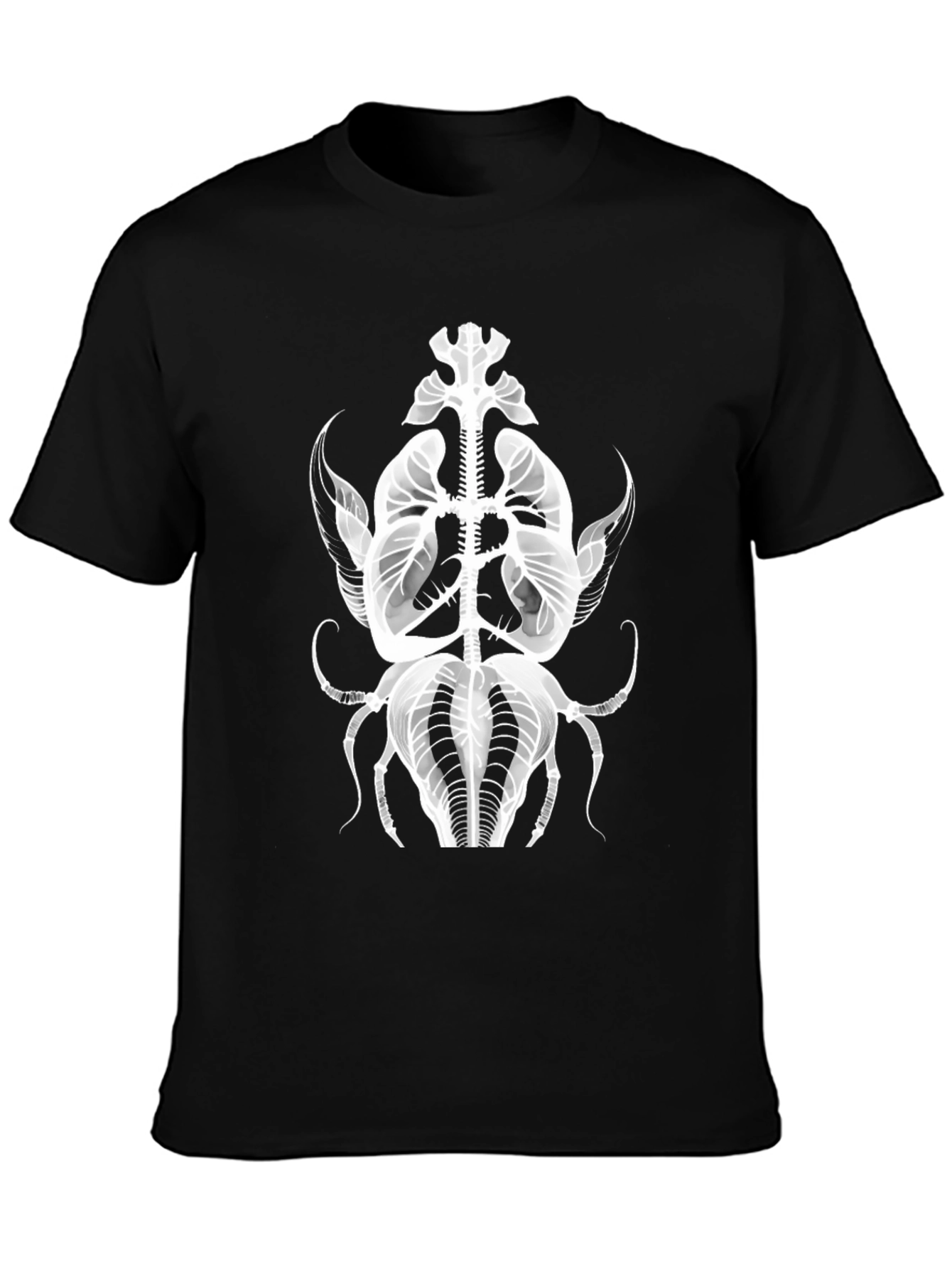 Abstract Anatomy Black T-Shirt