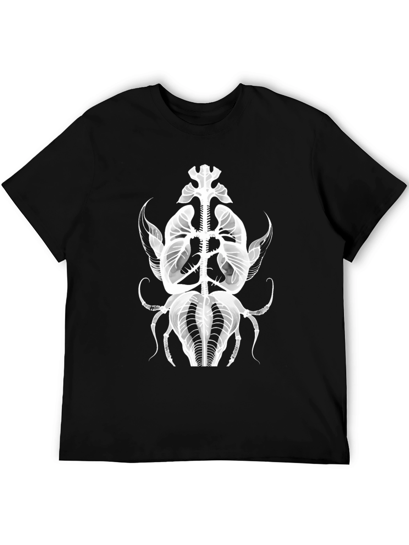 Abstract Anatomy Black T-Shirt