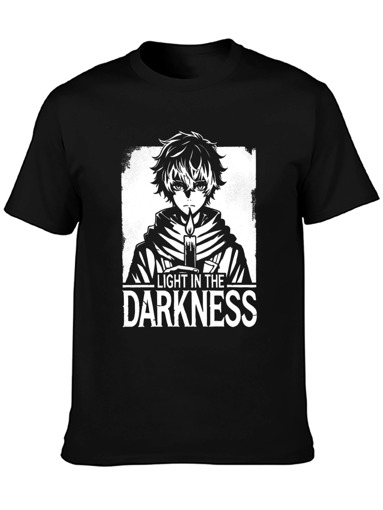 Light in the Darkness Graphic Tee - Black T-Shirt