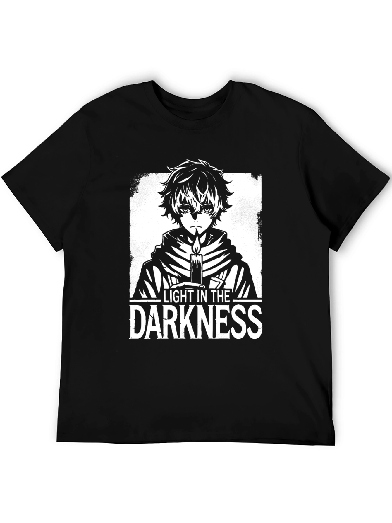 Light in the Darkness Graphic Tee - Black T-Shirt
