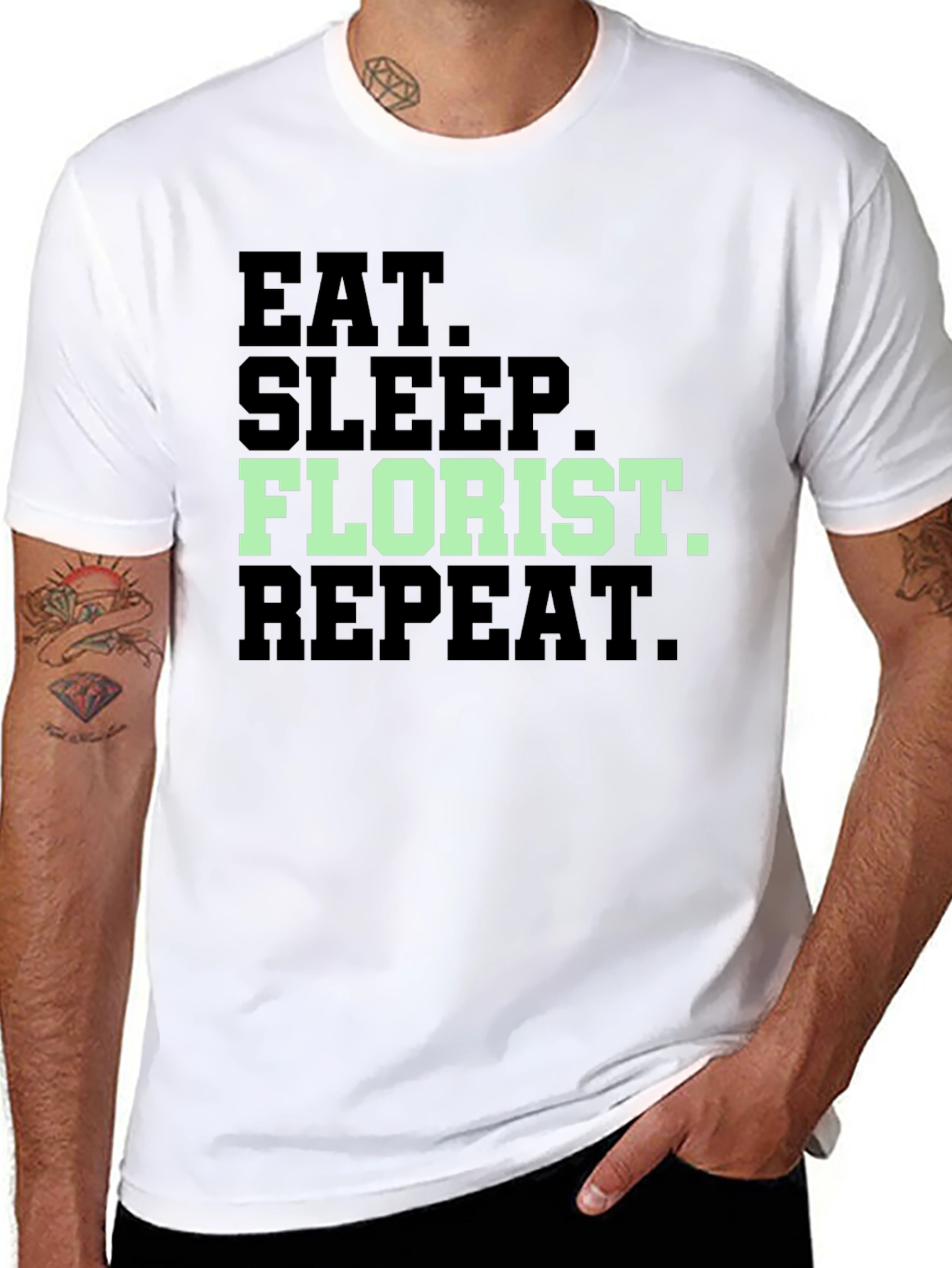 Eat Sleep Florist Repeat T-Shirt