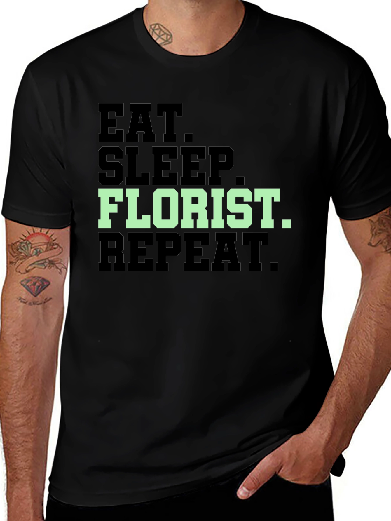 Eat Sleep Florist Repeat T-Shirt