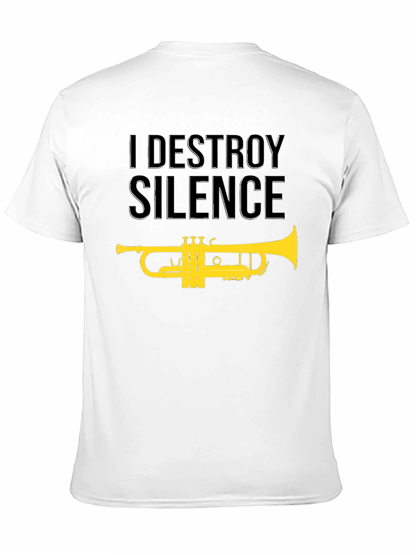 I Destroy Silence Trumpet Graphic T-Shirt