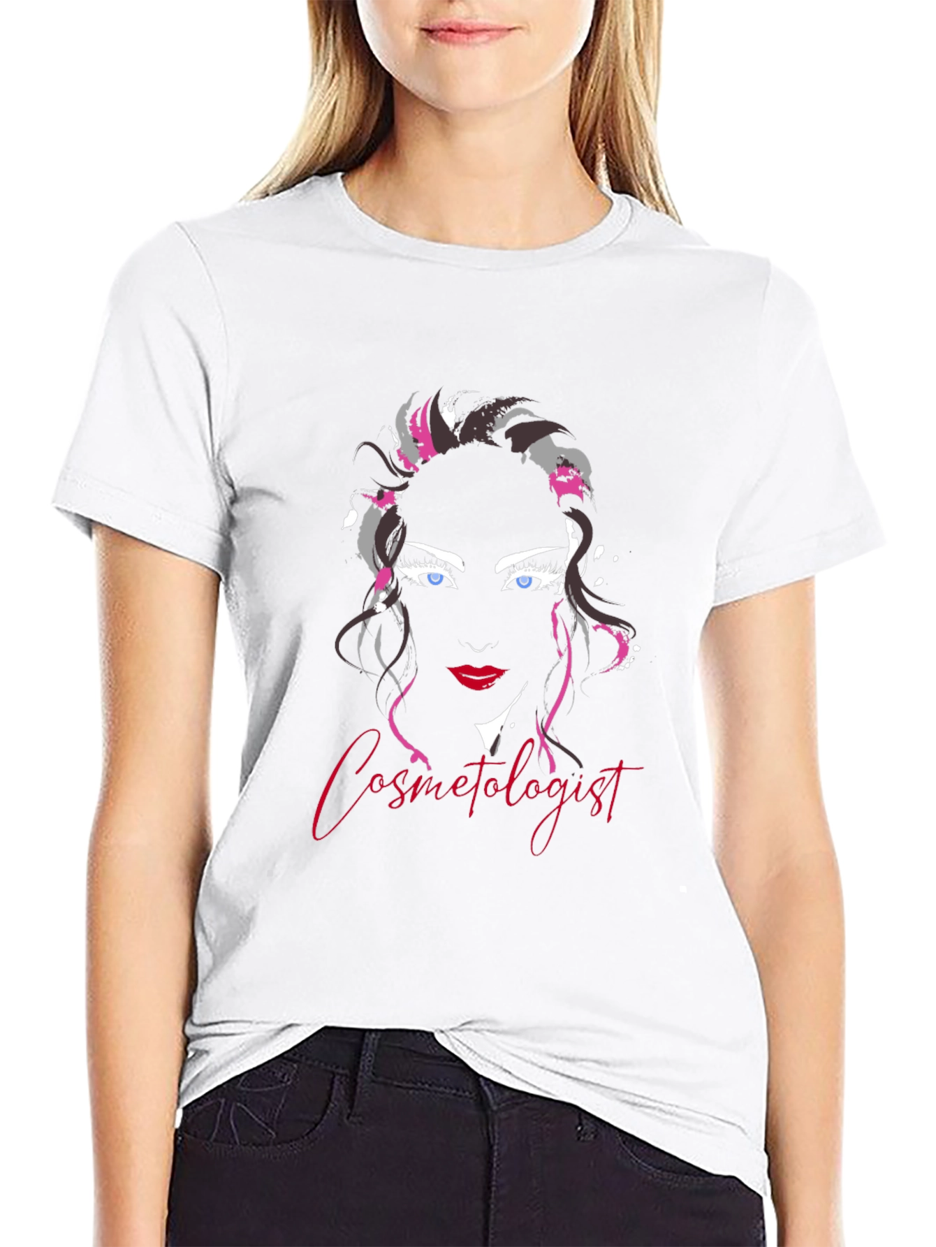 Cosmetologist Graphic Tee - Unisex Black T-Shirt