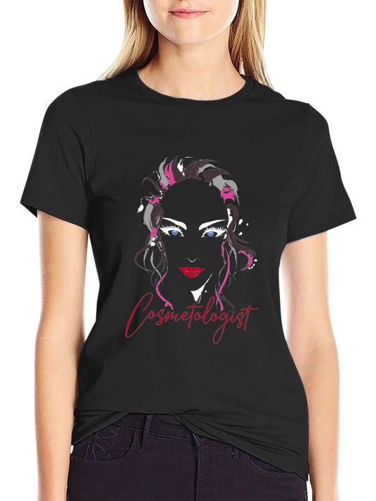 Cosmetologist Graphic Tee - Unisex Black T-Shirt