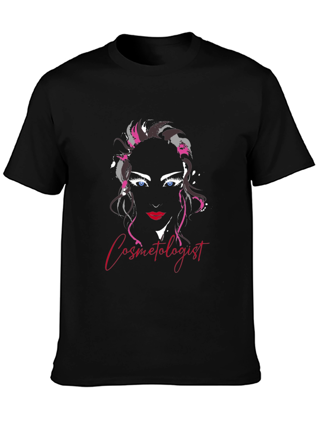 Cosmetologist Graphic Tee - Unisex Black T-Shirt