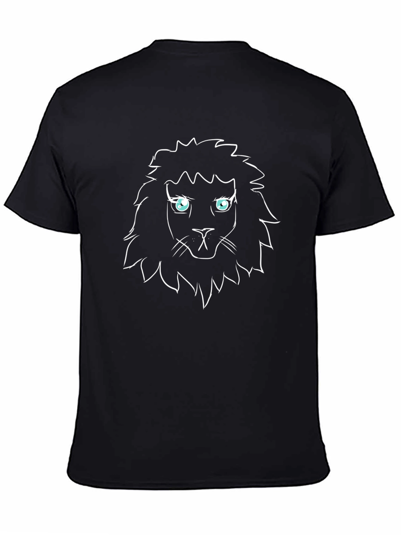 Lion Graphic Black Tee - Mens