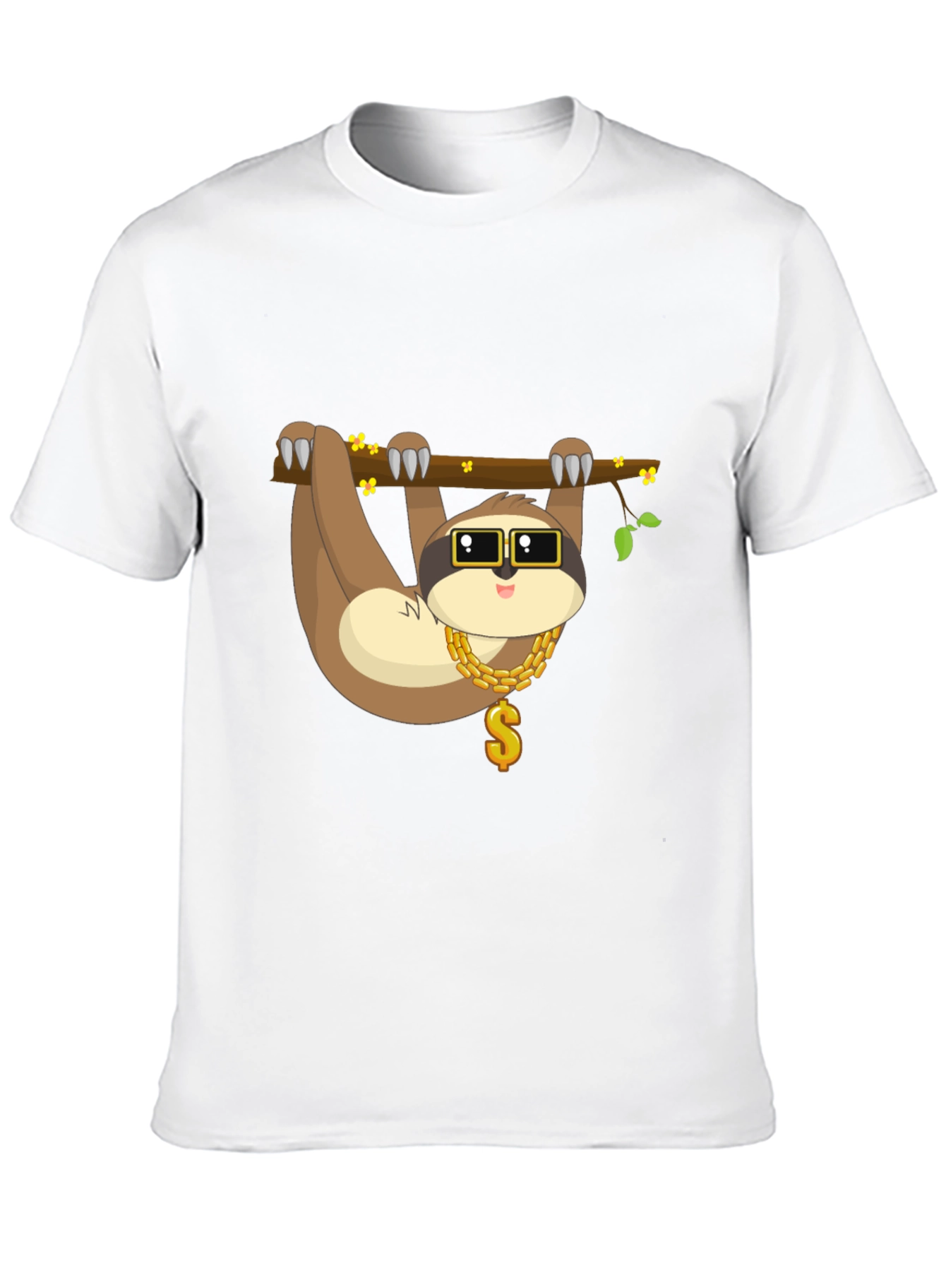 Sloth Bling T-Shirt - Cool & Casual