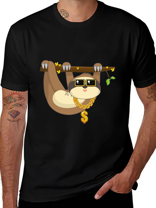 Sloth Bling T-Shirt - Cool & Casual