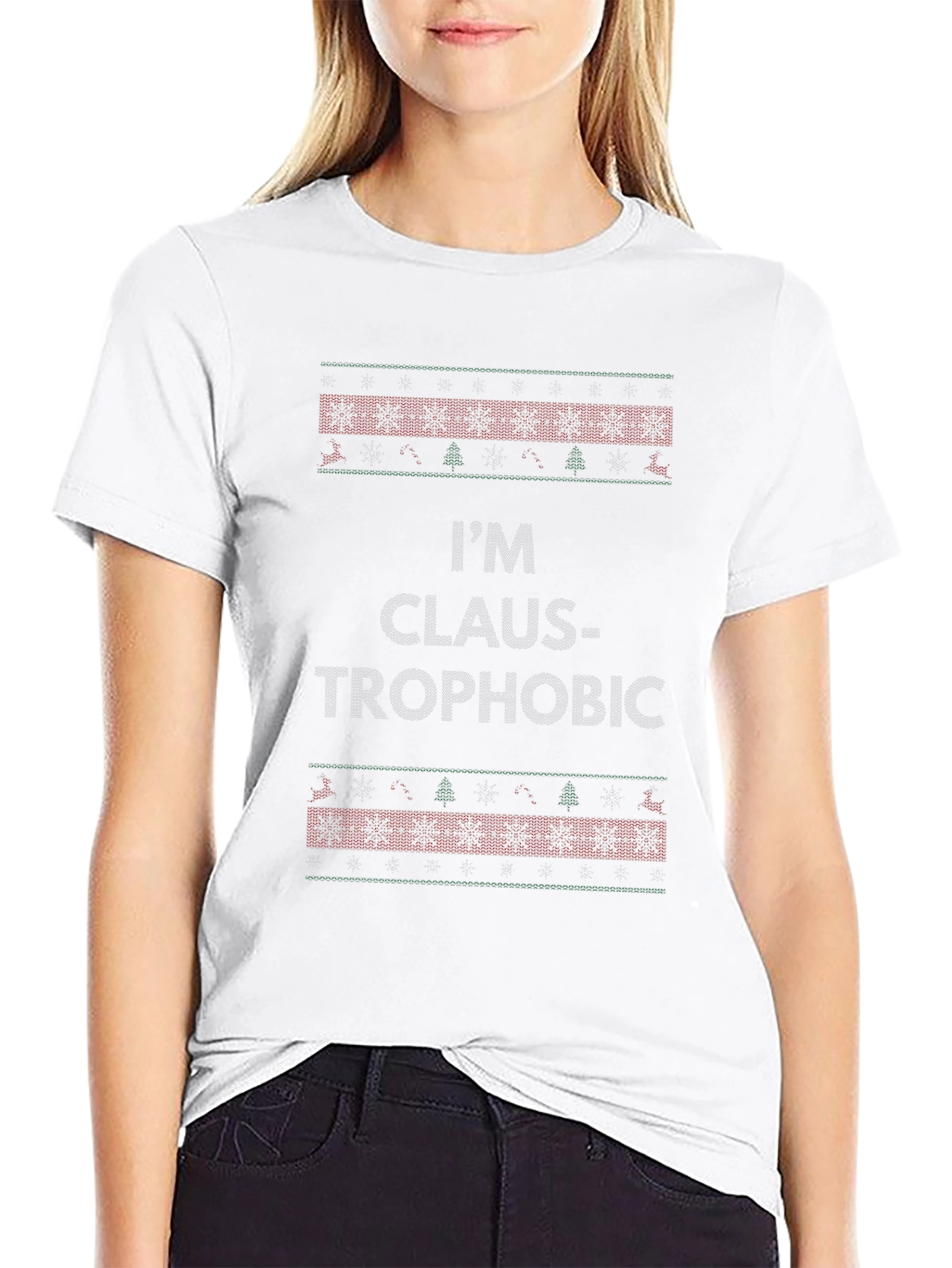 Im Claus-trophobic Christmas Tee