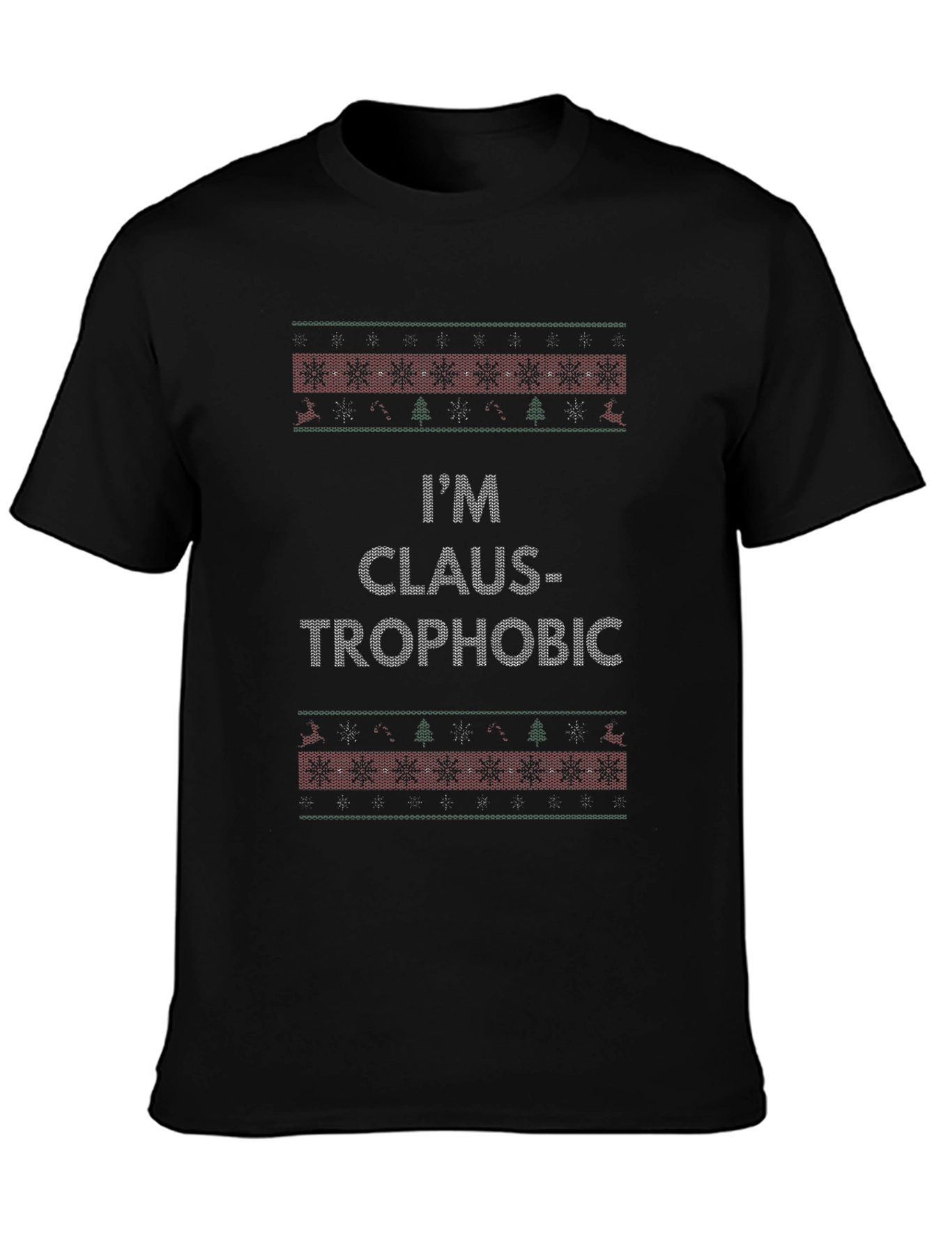 Im Claus-trophobic Christmas Tee