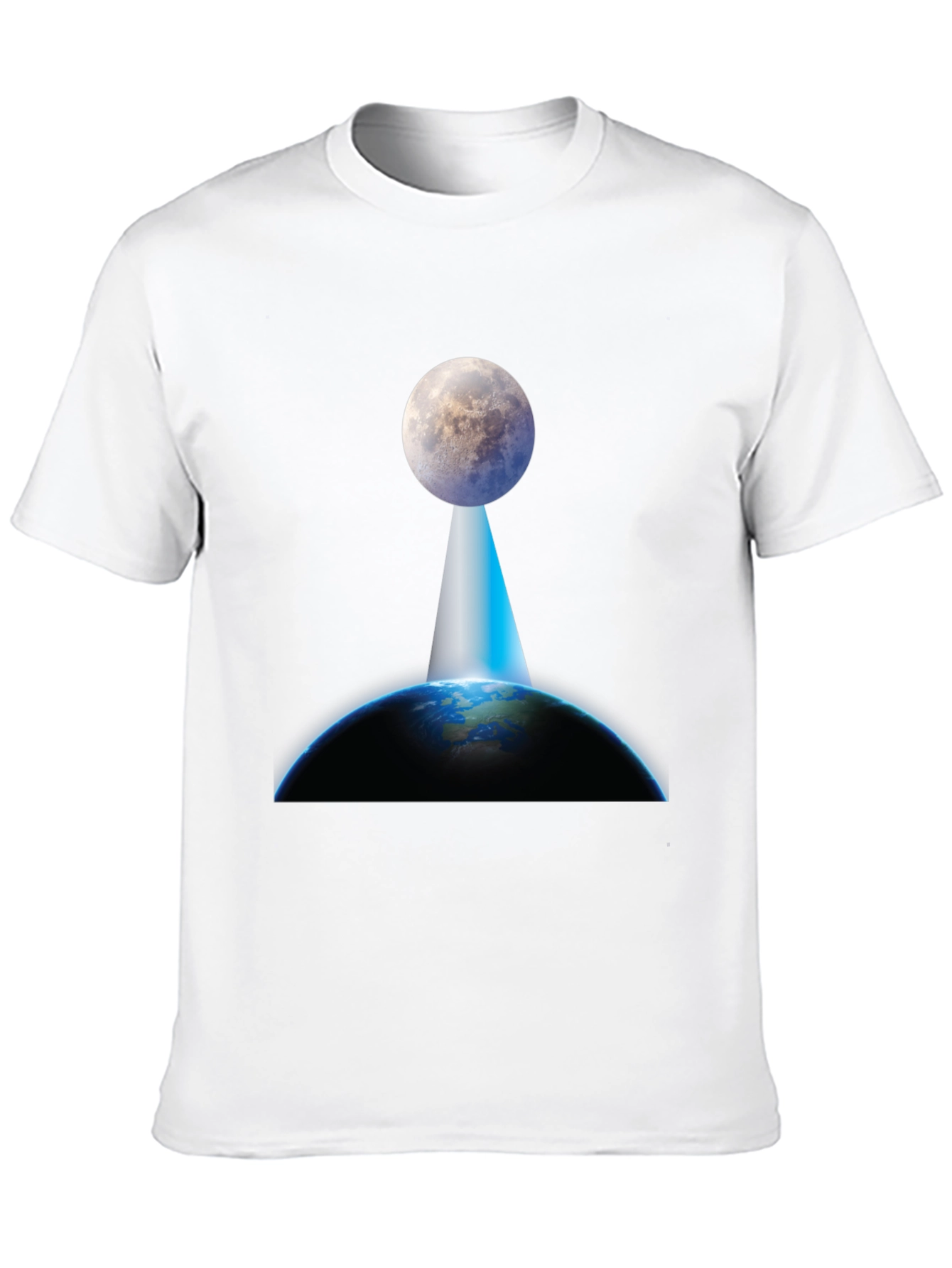 Earth to Moon Graphic Tee - Cosmic Design