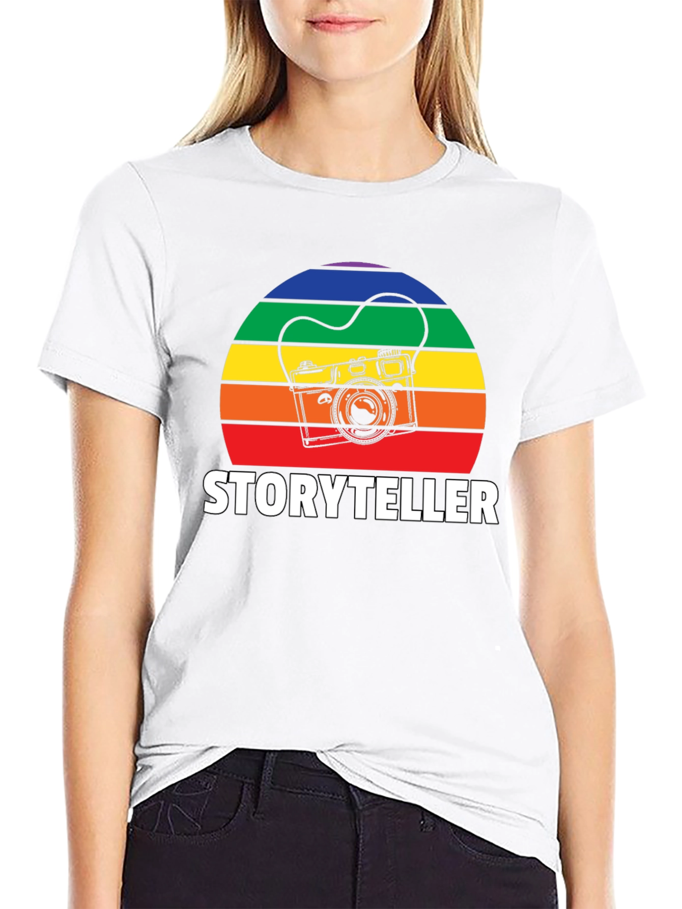 Storyteller Retro Camera Graphic Tee
