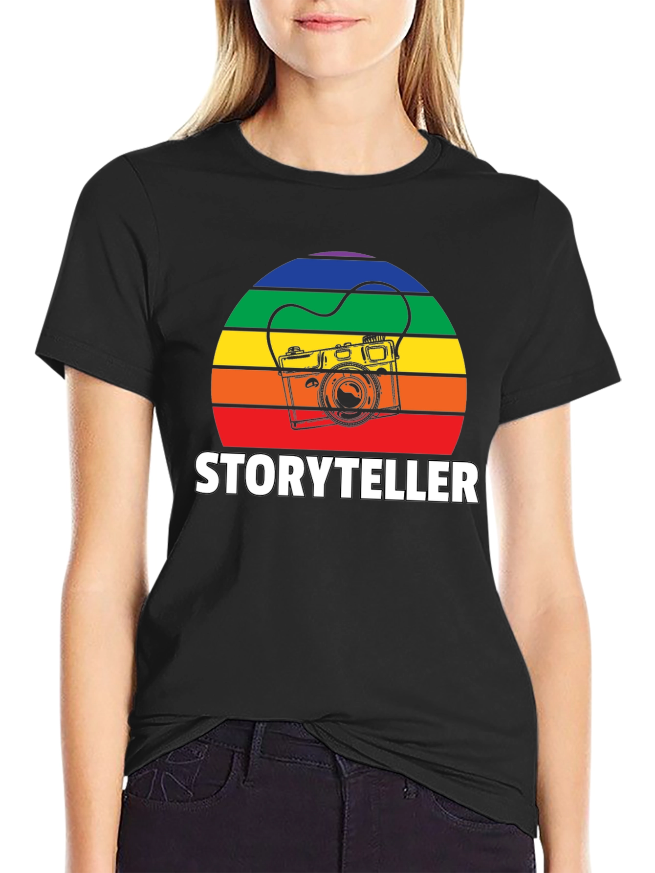 Storyteller Retro Camera Graphic Tee