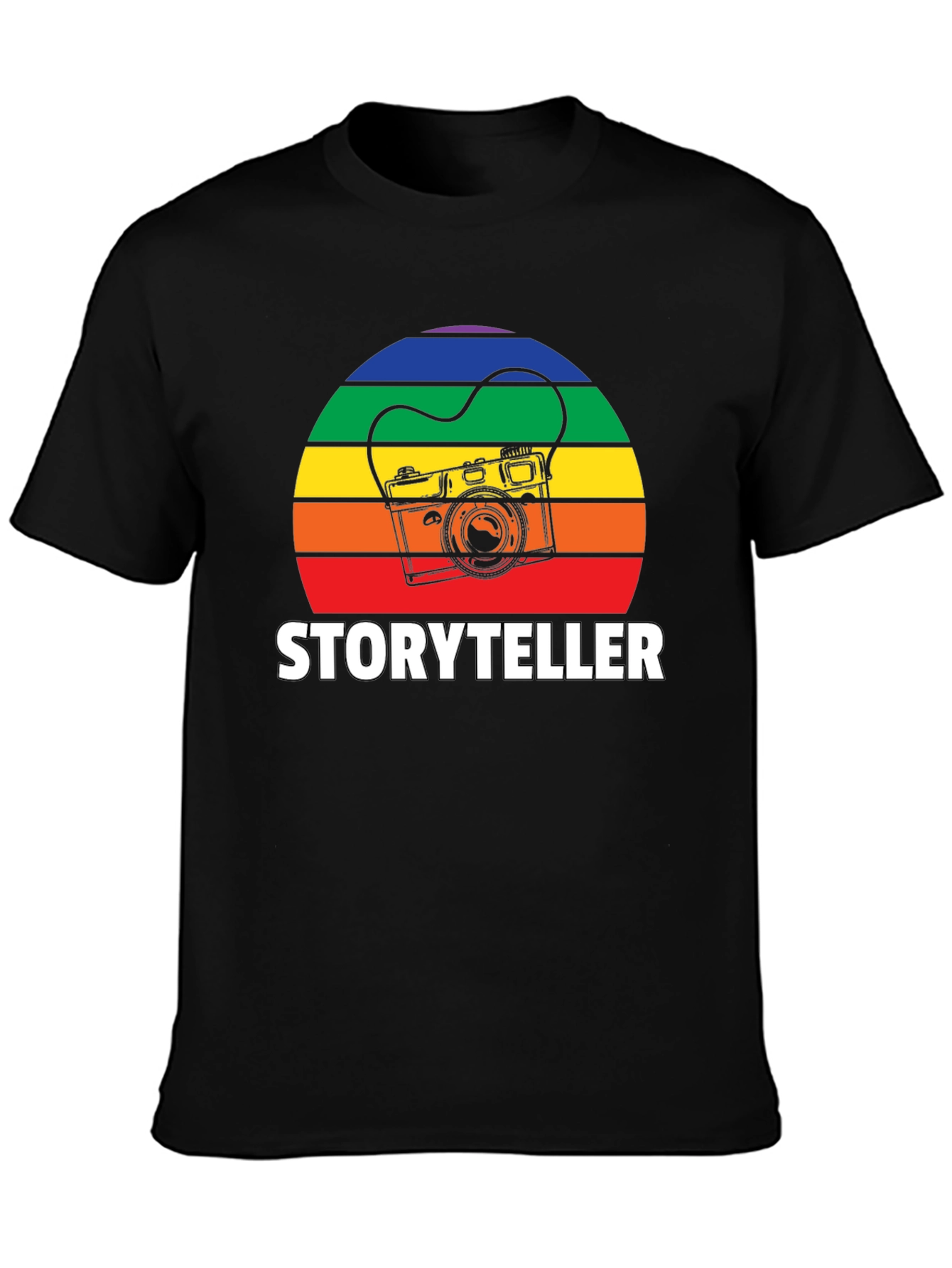 Storyteller Retro Camera Graphic Tee