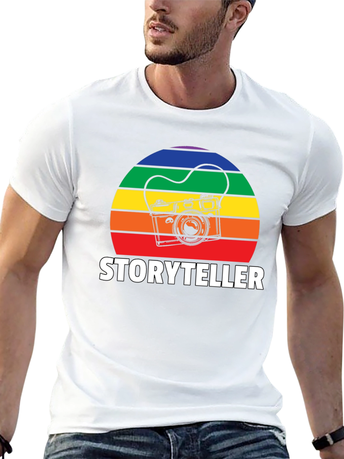 Storyteller Retro Camera Graphic Tee