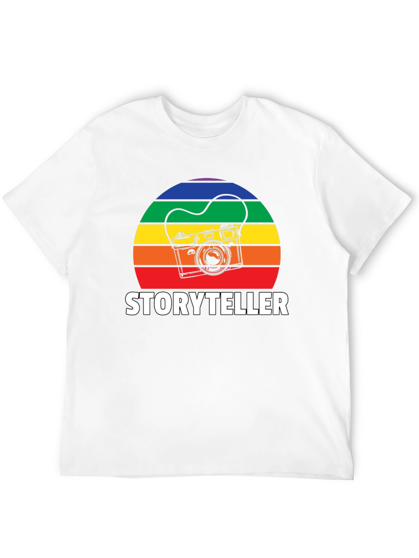 Storyteller Retro Camera Graphic Tee