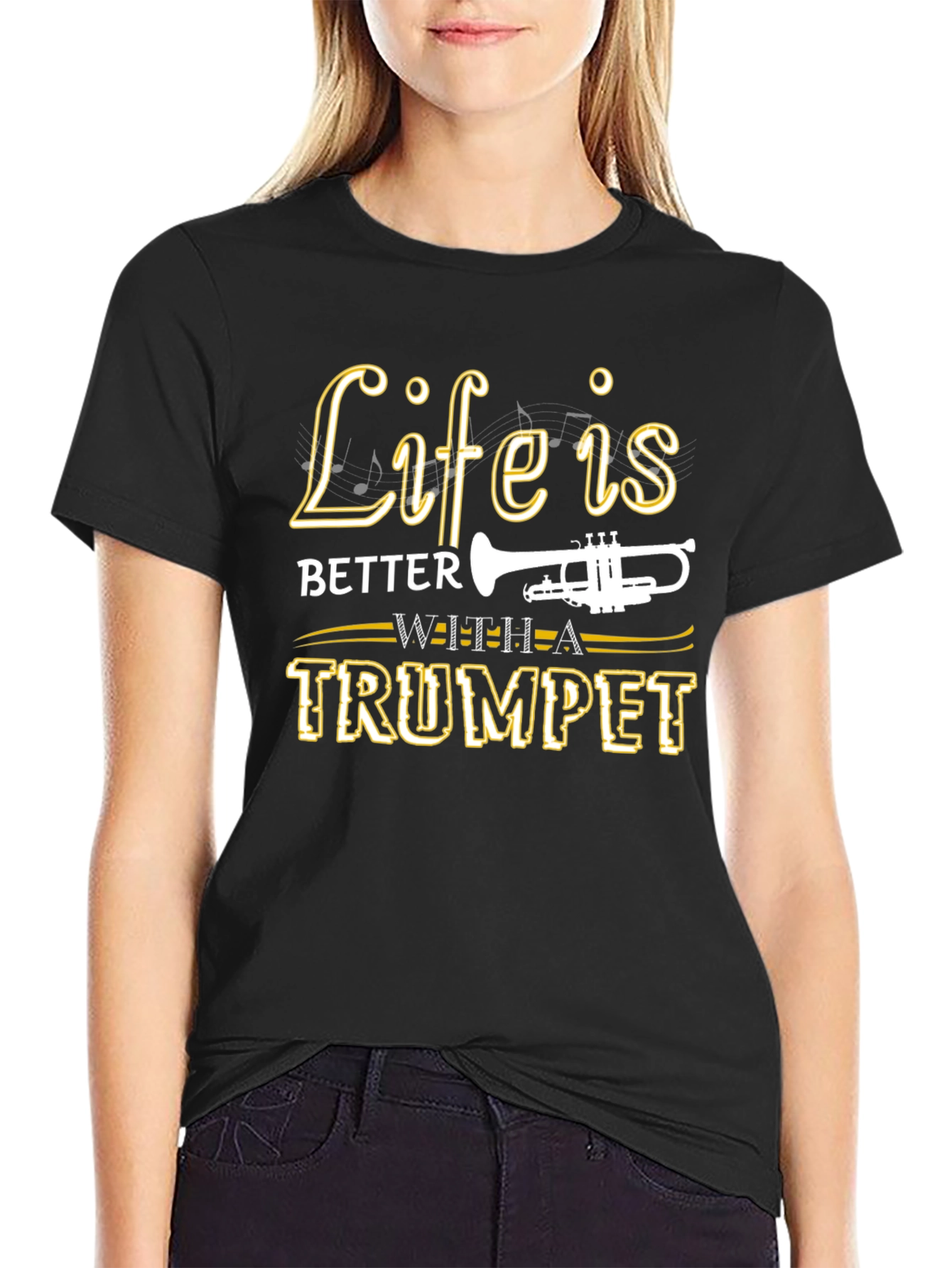 Life is Better With a Trumpet T-Shirt
