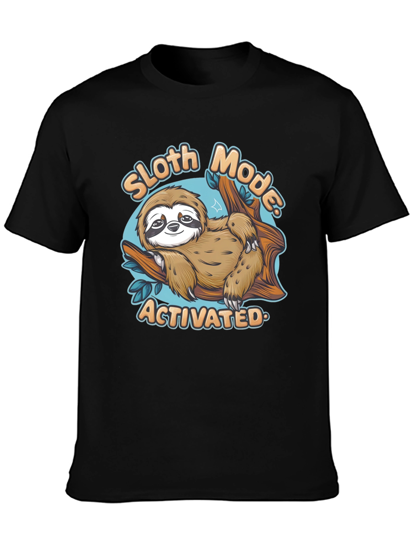 Sloth Mode Activated T-Shirt - Lazy Day Comfort