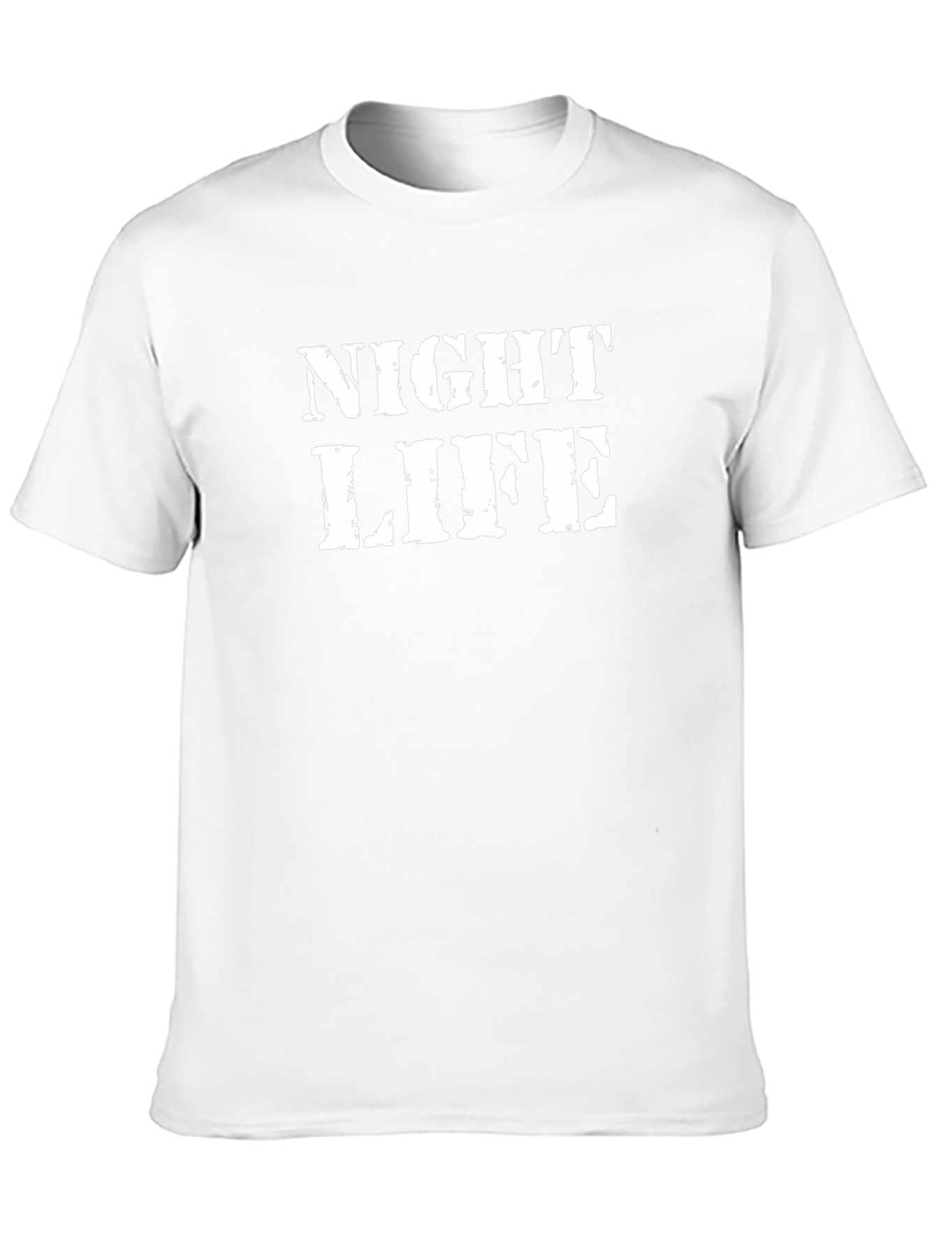 Night Life Black Graphic T-Shirt