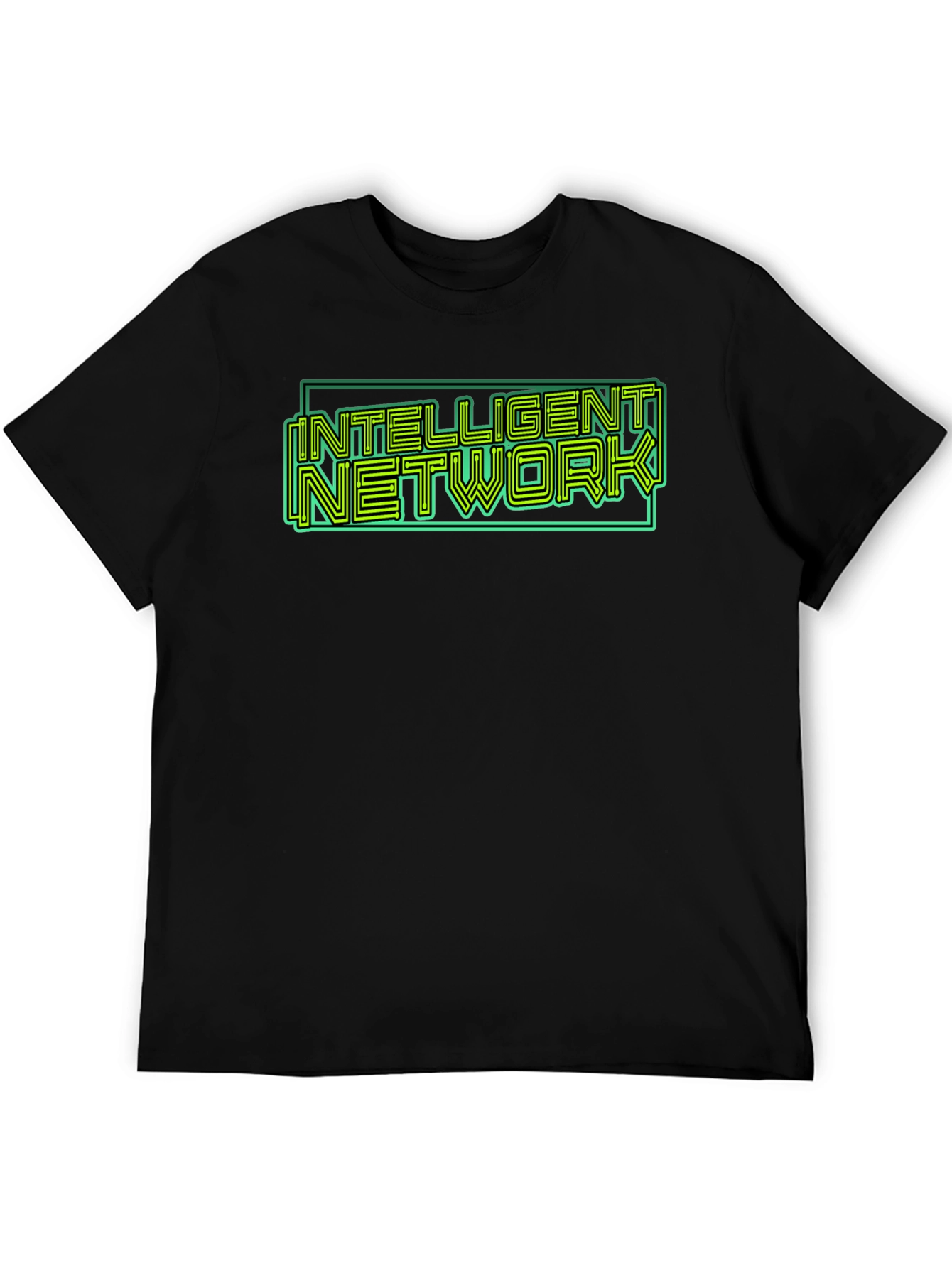 Intelligent Network Graphic T-Shirt - Black