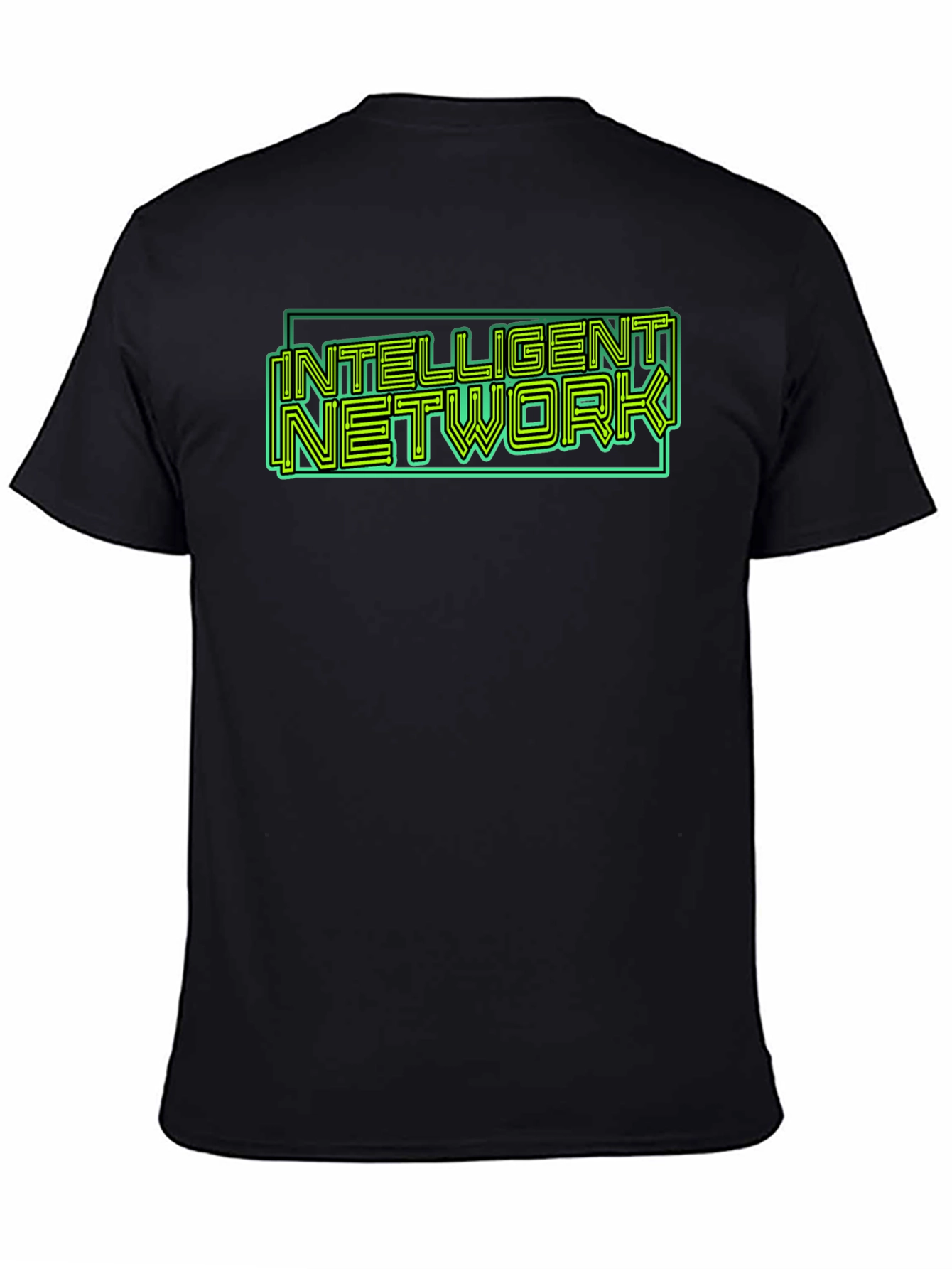 Intelligent Network Graphic T-Shirt - Black
